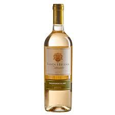 Garrafa Vinho Chileno branco seco Santa Helena 