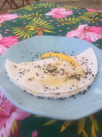 TAPIOCA COM QUEIJO E OVO