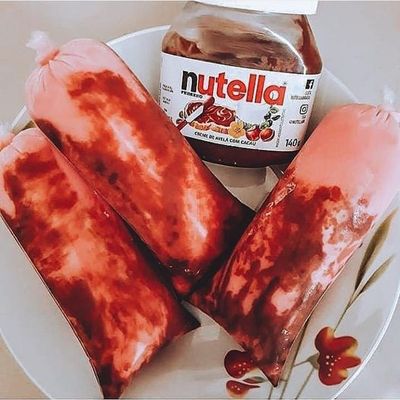 Morango com Nutella