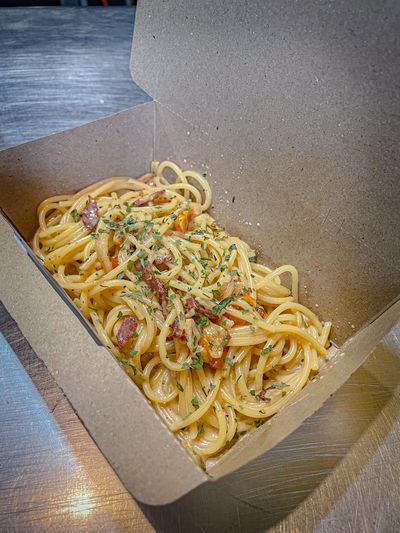 Spaghetti Carbonara Cremosa