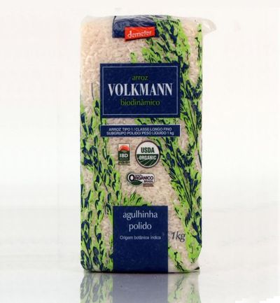 Arroz agulha branco orgânico Wolkmann 1Kg