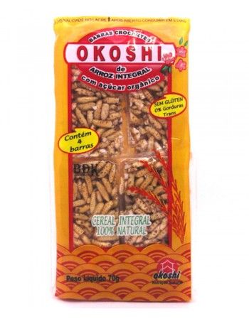 Biscoito de arroz integral doce 70g