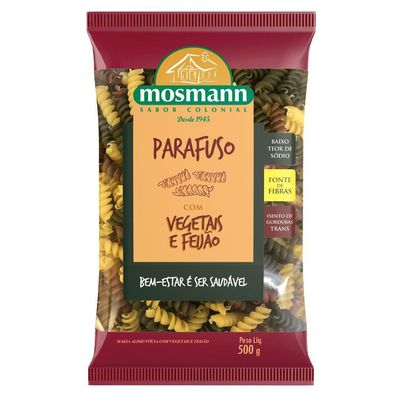 Macarrão integral feijão e vegetais 400g