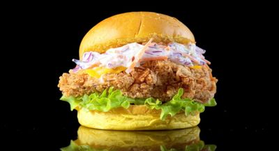 Chicken Coleslaw Burger 