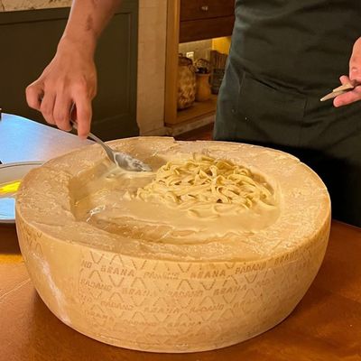 Massa no queijo Grana Padano - segunda 