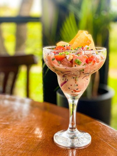 Ceviche de salmão