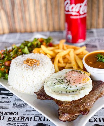 Bife à cavalo