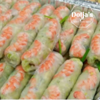 Vietnamese Shrimp Rolls with Peanut Sauce