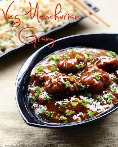 Veg Manchurian gravy 