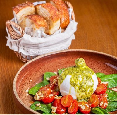 Burrata para compartilhar 