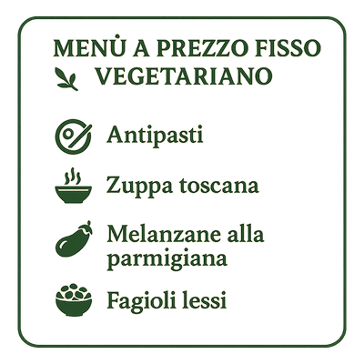 Menù a Prezzo Fisso Adulto VEGETARIANO