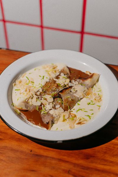 panqueca de dulce de leche