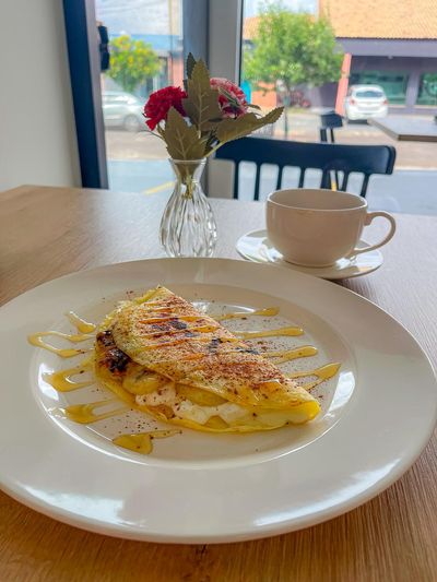 CREPIOCA DE BANANA GRELHADA